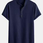 Chemise henley en lin