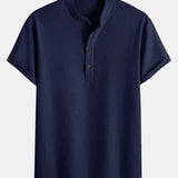 Chemise henley en lin