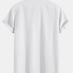 Ensemble Améline — chemise texturée froissée & short texturé froissé à cordon