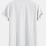 Ensemble Améline — chemise texturée froissée & short texturé froissé à cordon