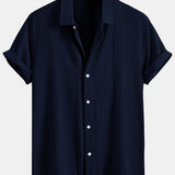 Ensemble Capucine — chemise jacquard géométrique & pantalon texturé froissé à jambe droite