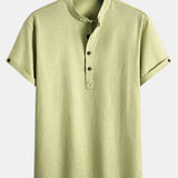 Chemise henley en lin