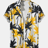 Ensemble Apolline — chemise à imprimé palmiers & short de bain