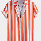 Ensemble Capucine — chemise à imprimé rayé & short de bain