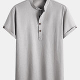 Chemise henley en lin