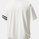 Ensemble — polo à col contrastant coupe décontractée & short en coton à cordon