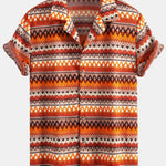 Ensemble — chemise cubaine géométrique & short de bain