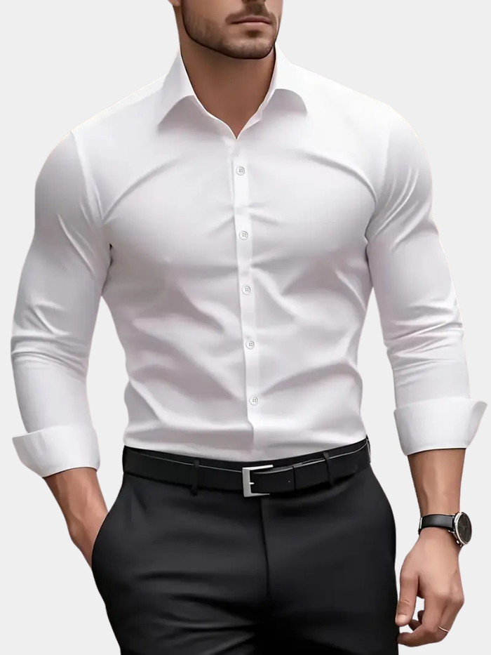 Chemise respirante à manches longues | Wentworth London