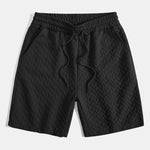 Ensemble — polo jacquard géométrique & short jacquard géométrique