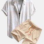 Ensemble Sidonie — chemise à imprimé paisley & short de bain