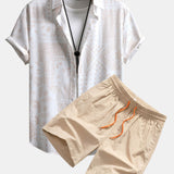 Ensemble Sidonie — chemise à imprimé paisley & short de bain