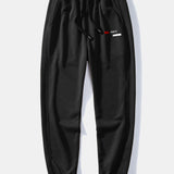 Ensemble — sweat à col rond coupe décontractée à imprimé rayé Paris & pantalon de jogging