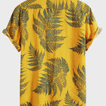 Ensemble Capucine — chemise à imprimé plantes tropicales & short de bain