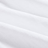 Ensemble — chemise en lin à manches courtes & short à cordon en lin et coton