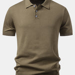 Ensemble — polo basique en maille & short en maille