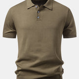 Ensemble — polo basique en maille & short en maille