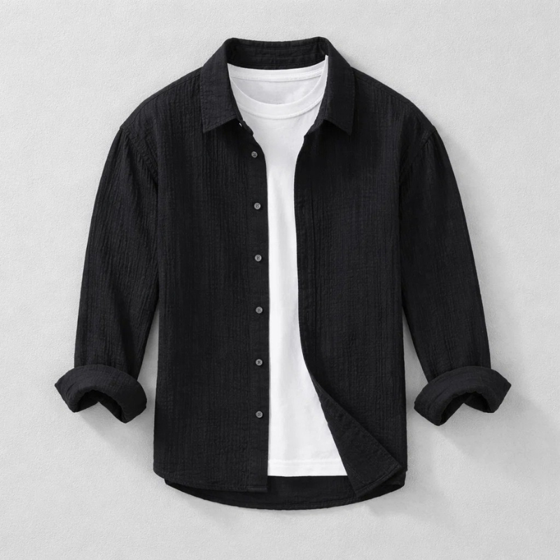 GAUZE COTTON SHIRT FOR MEN