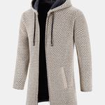 Ensemble — pull à capuche texturé long & pantalon cargo de jogging chino