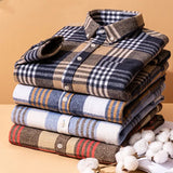 BRUSHED FLANNEL SHIRT FOR MEN