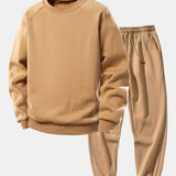 Ensemble Améline — sweat basique à col rond & pantalon de jogging
