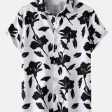 Ensemble Améline — chemise à imprimé floral & short de bain