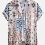 Ensemble — chemise à imprimé foulard & short de bain