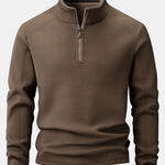 Ensemble — sweat polaire à col zippé & pantalon polaire à jambe droite