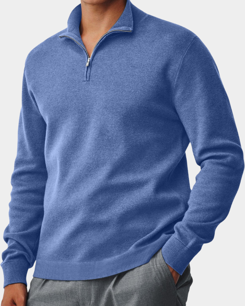 Corbin | Collar Zip Comfort Jumper