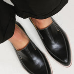 Zofia — Mocassin Patchwork Noir