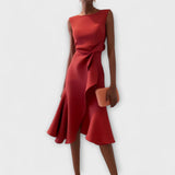 Darlene — Robe Midi Sophistiquée