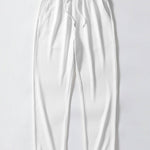 Ensemble Améline — chemise côtelée à col officier et manches longues coupe ajustée & pantalon côtelé