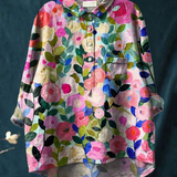 Andrée | Blouse vintage française à fleurs