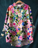 Andrée | Blouse vintage française à fleurs