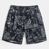 Ensemble — chemise à imprimé paisley & short de bain à cordon