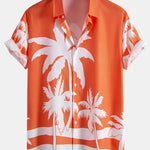 Ensemble — chemise à imprimé palmiers & short de bain mi-long à cordon