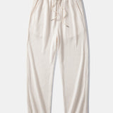 Ensemble — chemise gaufrée & pantalon gaufré en maille à cordon