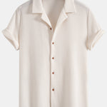 Ensemble Capucine — chemise gaufrée & short à cordon en lin et coton