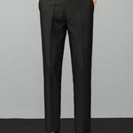 Ensemble — polo gaufré zippé en maille contrastante & pantalon fuselé coupe slim