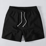 Ensemble — polo crocheté à col V & short texturé froissé à cordon