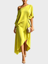 Lucile | Robe asymétrique à une épaule