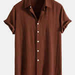 Capucine — Chemise boutonnée en lin et viscose