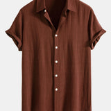 Capucine — Chemise boutonnée en lin et viscose