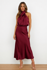 Alixe | Robe de soirée à jupe fluide