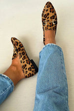 Mocassins Élégants Léopard