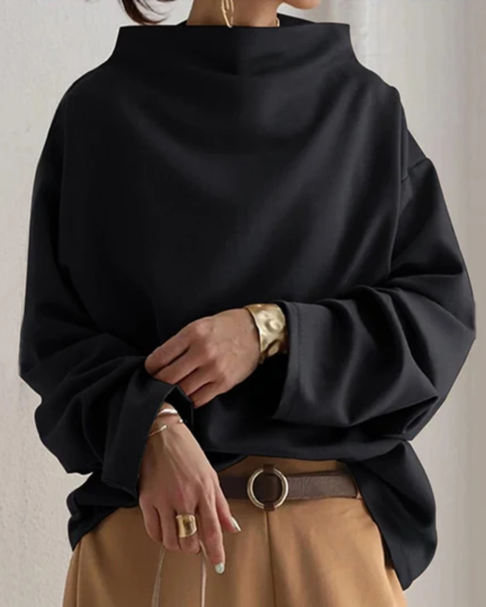 Romane | Sweat ample à col montant