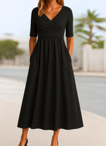 Dominique | Robe portefeuille stylée