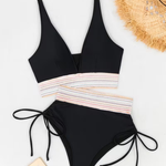 Énora — Ensemble de Bikini Élevé Élégant