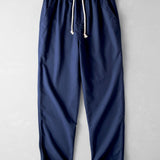 Ensemble Améline — chemise en lin rayé & pantalon en lin à jambe droite
