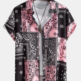 Ensemble Bérénice — chemise à imprimé paisley & short de bain