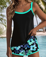 Ensemble Tankini Deux Pièces Élégant